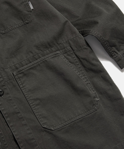 ESPIONAGE(エスピオナジ)の「Washed Doctor Jacket Dark Grey(ミリタリージャケット・レディース・その他・MEDIUM/LARGE/X-LARGE)」の7枚目の写真