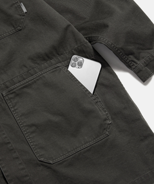 ESPIONAGE(エスピオナジ)の「Washed Doctor Jacket Dark Grey(ミリタリージャケット・レディース・その他・MEDIUM/LARGE/X-LARGE)」の8枚目の写真