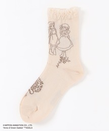 SUPER HAKKA | SUPER HAKKA×世界名作劇場 「赤毛のアン」ブーケとふたりジャカードソックス(ソックス/靴下)