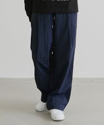 SLOW RECORD HOUSE（スローレコードハウス）の「ナイロンワンタックパンツ_ネイビー（その他パンツ）」