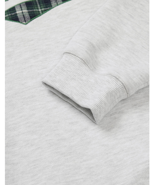 MMLG（エムエムエルジー）の「[Mmlg] CHECK PLAY RUGBY SWEAT (ASH GREY)（スウェット・レディース・その他・SMALL/MEDIUM/LARGE/X-LARGE）」の5枚目の写真