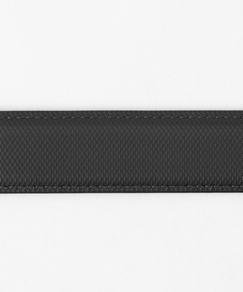 COMME CA ISM（コムサイズム）の「【リバーシブル】マイクロ市松型押しベルト（ベルト・メンズ・ブラック系その他・FREE）」の9枚目の写真