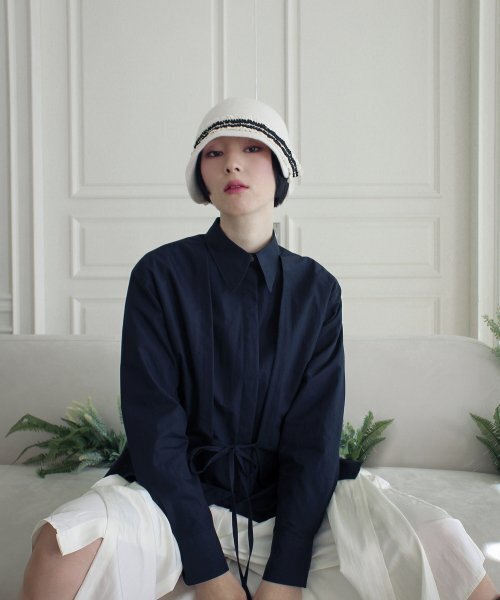 RUBATI（ルバティ）の「Double Layered Shirt (NAVY)（シャツ/ブラウス・レディース・その他・FREE）」の5枚目の写真