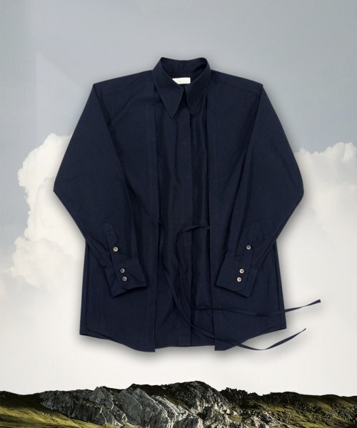 RUBATI（ルバティ）の「Double Layered Shirt (NAVY)（シャツ/ブラウス・レディース・その他・FREE）」の6枚目の写真