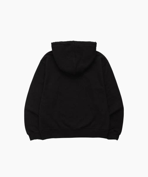 MENASOO(ミナス)の「UNISEX CIRCLE LOGO HOODIE_BK(パーカー・レディース・ブラック・1)」の6枚目の写真