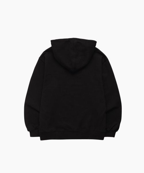 MENASOO(ミナス)の「UNISEX CIRCLE LOGO HOODIE_BK(パーカー・レディース・ブラック・1)」の8枚目の写真