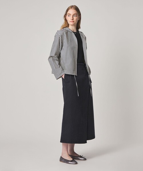 Steven Alan(スティーブンアラン)の「<Steven Alan>コットン キュプラ ストライプ フード シャツ(シャツ/ブラウス・レディース・ブラウン/ネイビー・M/S)」の15枚目の写真