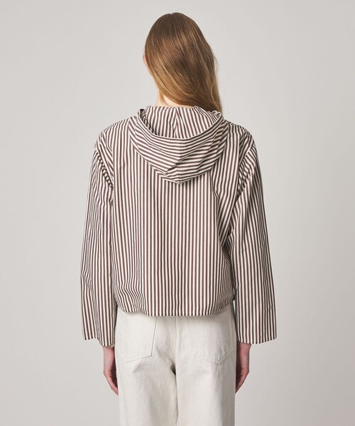 Steven Alan(スティーブンアラン)の「<Steven Alan>コットン キュプラ ストライプ フード シャツ(シャツ/ブラウス・レディース・ブラウン/ネイビー・M/S)」の20枚目の写真