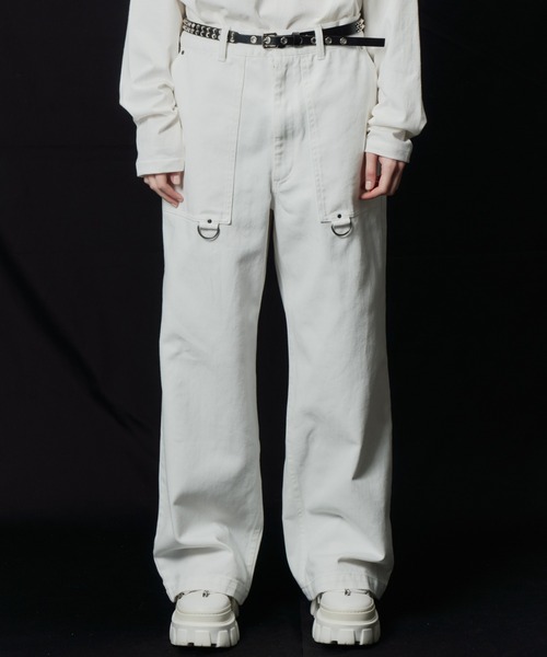 AIVER（アイバー）の「AIVER　ボンテージデニムベイカーパンツ（その他パンツ・メンズ・ブラック/ホワイト・LARGE/MEDIUM/SMALL/X-SMALL）」の10枚目の写真