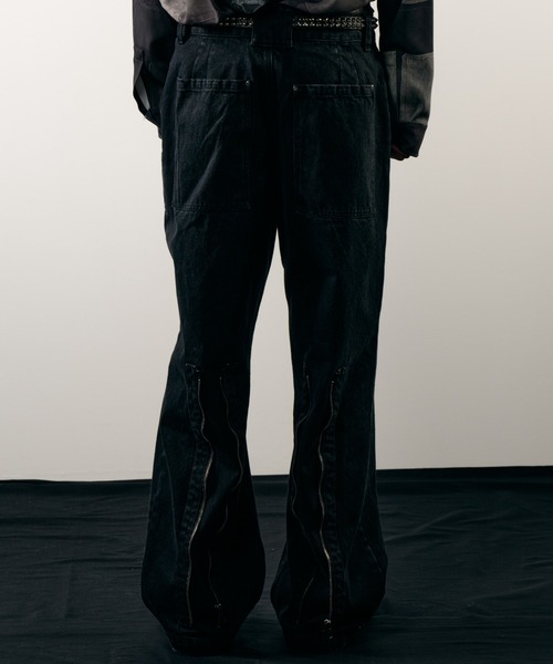 AIVER（アイバー）の「AIVER　ボンテージデニムベイカーパンツ（その他パンツ・メンズ・ブラック/ホワイト・LARGE/MEDIUM/SMALL/X-SMALL）」の17枚目の写真