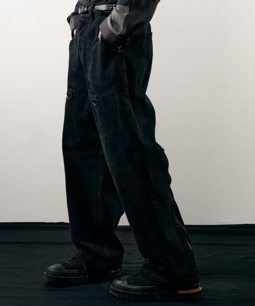 AIVER（アイバー）の「AIVER　ボンテージデニムベイカーパンツ（その他パンツ・メンズ・ブラック/ホワイト・LARGE/MEDIUM/SMALL/X-SMALL）」の21枚目の写真