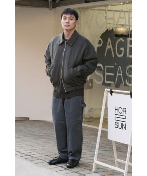 HORLISUN(ホーリーサン)の「Mayor Wool Blouson Jacket Dark Gray(ブルゾン・レディース・その他・SMALL/MEDIUM/LARGE)」の12枚目の写真