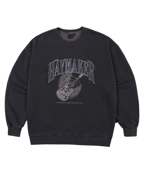DYSFUNCT(ディスファンクト)の「HAYMAKER PIGMENT SWEATSHIRT(CHARCOAL)(スウェット・レディース・その他・MEDIUM/LARGE/X-LARGE)」の1枚目の写真