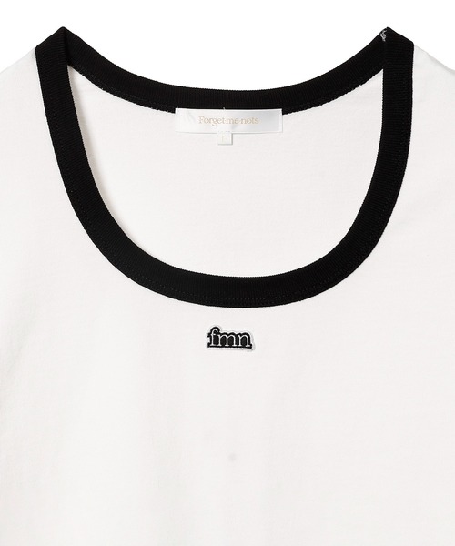 forget-me-nots（フォーゲットミーノッツ）の「RINGER TEE FMN-25SS-CS-002（Tシャツ/カットソー・レディース・ホワイト/イエロー/ブラック・FREE）」の8枚目の写真