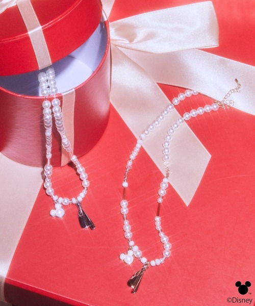 earth music&ecology(アースミュージックアンドエコロジー)の「Disney/ミッキーモチーフビーズネックレス(ネックレス・レディース・ゴールド/シルバー・FREE)」の3枚目の写真