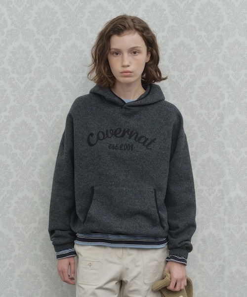 WOMAN BOUCLE HOODIE