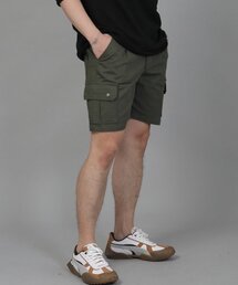 SAINTCREW（セントクルー）の「レトロラインカーゴショーツ RBC-340 カーキ（その他パンツ）」
