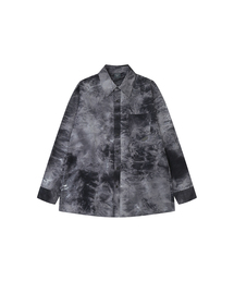 KINETICLO（キネティクロ）の「Tie Dye Nylon Shirt (DARK GREY)（シャツ/ブラウス）」