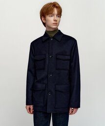 SOLEW（ソル）の「100% Cashmere Out Pocket Jumper_Navy（その他アウター）」