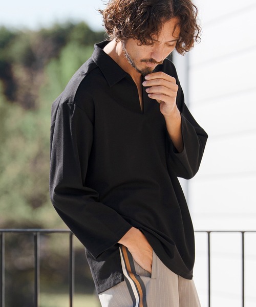 ms6347- Ponti Skipper 3-4 Sleeve Polo Shirts 7分袖ポロシャツ