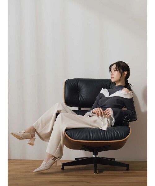 MERCURYDUO(マーキュリーデュオ)の「【セットアップ着用可】サイドベルトストレートパンツ(その他パンツ・レディース・アイボリー/ブラウン・MEDIUM/SMALL)」の7枚目の写真