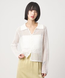 EMMEL REFINES | ＜EMMEL REFINES＞EM HM スパンコール メッシュ ニット(ニット/セーター)