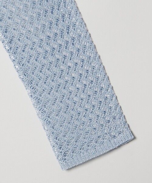 EMMEL REFINES（エメルリファインズ）の「＜EMMEL REFINES＞EM HM スパンコール メッシュ ニット（ニット/セーター・レディース・ライトブルー/ライトピンク/ホワイト・FREE）」の12枚目の写真