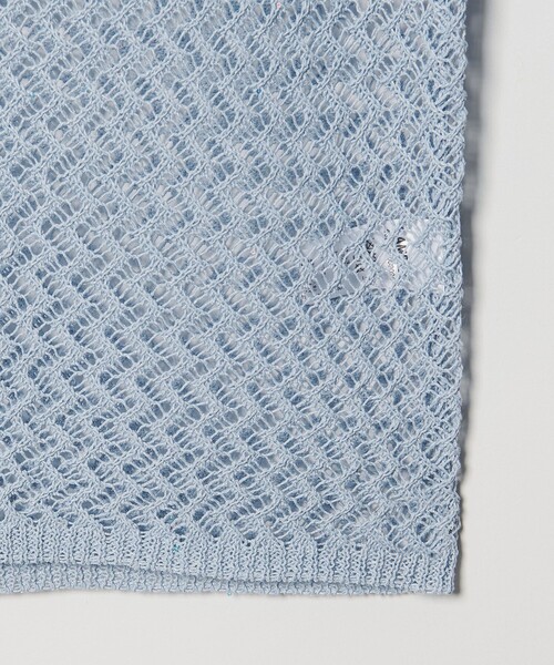 EMMEL REFINES（エメルリファインズ）の「＜EMMEL REFINES＞EM HM スパンコール メッシュ ニット（ニット/セーター・レディース・ライトブルー/ライトピンク/ホワイト・FREE）」の13枚目の写真