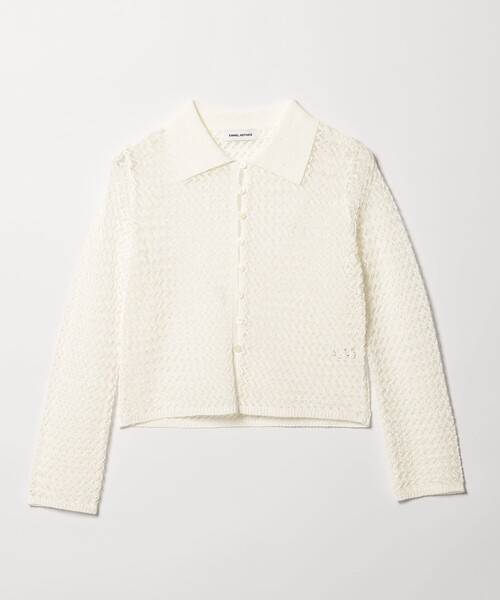 EMMEL REFINES（エメルリファインズ）の「＜EMMEL REFINES＞EM HM スパンコール メッシュ ニット（ニット/セーター・レディース・ライトブルー/ライトピンク/ホワイト・FREE）」の16枚目の写真