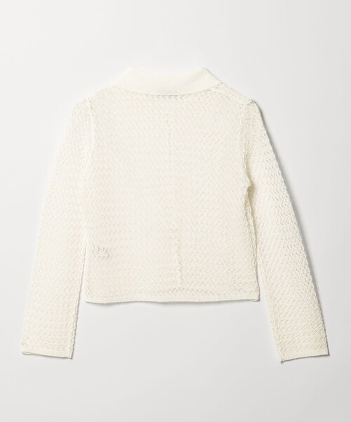 EMMEL REFINES（エメルリファインズ）の「＜EMMEL REFINES＞EM HM スパンコール メッシュ ニット（ニット/セーター・レディース・ライトブルー/ライトピンク/ホワイト・FREE）」の17枚目の写真