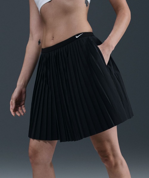 NIKE(ナイキ)の「NIKE AS W NSW PLEATED SKIRT / ナイキ ウィメンズ NSW プリーテッド スカート 【SP】(スカート・レディース・ブラウン/ブラック・S/M/L)」の10枚目の写真
