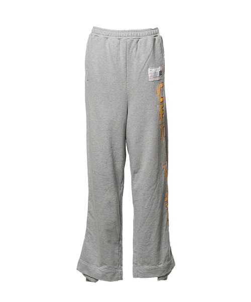 Maison MIHARA YASUHIRO（メゾンミハラヤスヒロ）の「College Print Sweat Pants（スウェットパンツ・レディース・ブラック/グレー・38/36/40）」の2枚目の写真