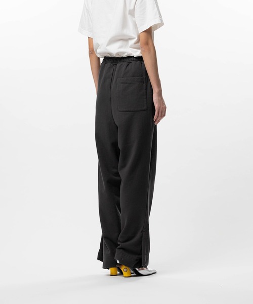 Maison MIHARA YASUHIRO（メゾンミハラヤスヒロ）の「College Print Sweat Pants（スウェットパンツ・レディース・ブラック/グレー・38/36/40）」の4枚目の写真