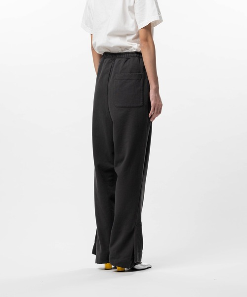 Maison MIHARA YASUHIRO（メゾンミハラヤスヒロ）の「College Print Sweat Pants（スウェットパンツ・レディース・ブラック/グレー・38/36/40）」の6枚目の写真