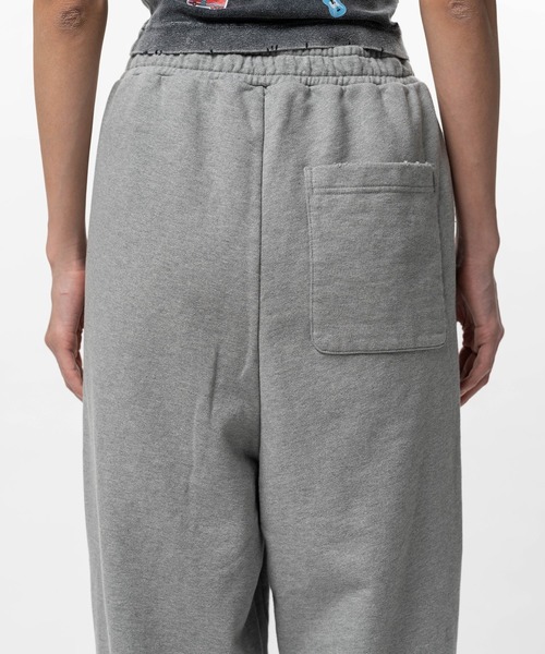 Maison MIHARA YASUHIRO（メゾンミハラヤスヒロ）の「College Print Sweat Pants（スウェットパンツ・レディース・ブラック/グレー・38/36/40）」の14枚目の写真