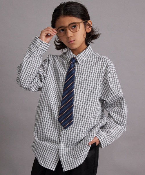 PAIRMANON STREET（ペアマノンストリート）の「【オケージョン対応】フォーマル レギュラーカラーシャツ【PAIRMANON STREET】（シャツ/ブラウス・キッズ・ホワイト/ホワイト系その他・100/110/120/130/140/150/160）」の2枚目の写真