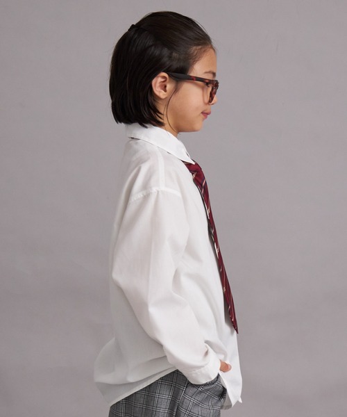 PAIRMANON STREET（ペアマノンストリート）の「【オケージョン対応】フォーマル レギュラーカラーシャツ【PAIRMANON STREET】（シャツ/ブラウス・キッズ・ホワイト/ホワイト系その他・100/110/120/130/140/150/160）」の3枚目の写真