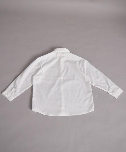PAIRMANON STREET（ペアマノンストリート）の「【オケージョン対応】フォーマル レギュラーカラーシャツ【PAIRMANON STREET】（シャツ/ブラウス・キッズ・ホワイト/ホワイト系その他・100/110/120/130/140/150/160）」の17枚目の写真