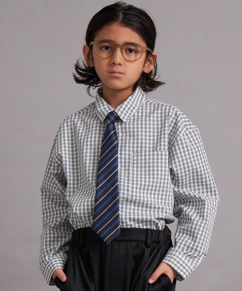 PAIRMANON STREET（ペアマノンストリート）の「【オケージョン対応】フォーマル レギュラーカラーシャツ【PAIRMANON STREET】（シャツ/ブラウス・キッズ・ホワイト/ホワイト系その他・100/110/120/130/140/150/160）」の13枚目の写真