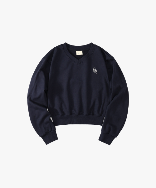 LOSSYROW(ロッシロー)の「L&R Logo V neck sweatshirt Navy(スウェット・レディース・その他・FREE)」の5枚目の写真