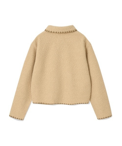 Wacky WiLLy(ワッキーウィリー)の「WOMEN'S SHEARLING STITCH JACKET(ブルゾン・レディース・ベージュ・MEDIUM/SMALL)」の9枚目の写真
