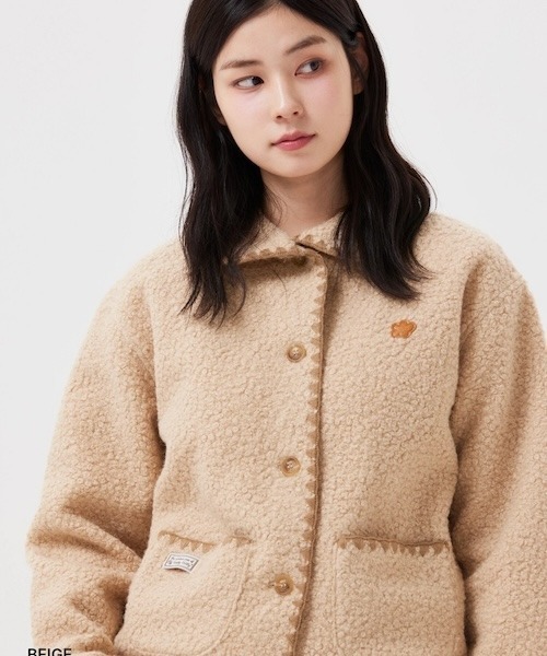 Wacky WiLLy(ワッキーウィリー)の「WOMEN'S SHEARLING STITCH JACKET(ブルゾン・レディース・ベージュ・MEDIUM/SMALL)」の11枚目の写真