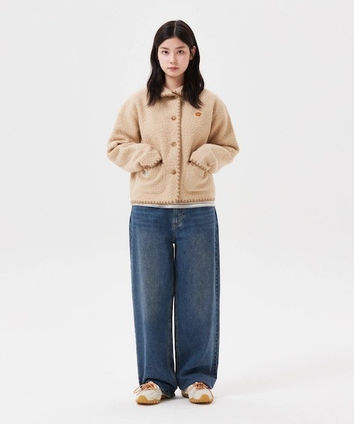 Wacky WiLLy(ワッキーウィリー)の「WOMEN'S SHEARLING STITCH JACKET(ブルゾン・レディース・ベージュ・MEDIUM/SMALL)」の13枚目の写真