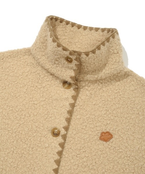 Wacky WiLLy(ワッキーウィリー)の「WOMEN'S SHEARLING STITCH JACKET(ブルゾン・レディース・ベージュ・MEDIUM/SMALL)」の7枚目の写真