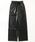 PRESTIGE APPAREL�i�v���X�e�[�W�A�p�����j�́uPRESTIGE APPAREL WIDE LEATHER PANTS�i���̑��p���c�j�v�b�u���b�N