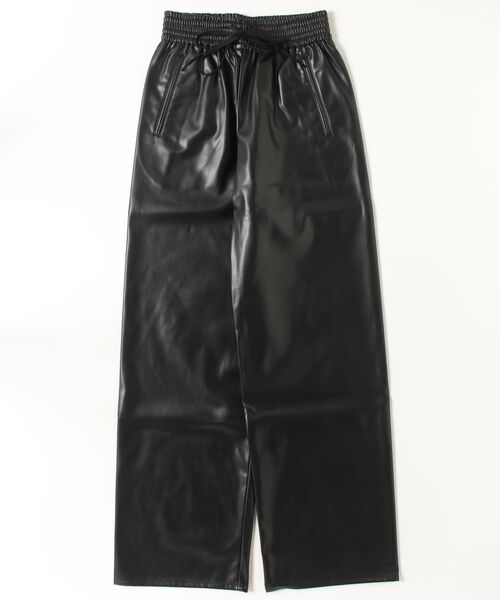 PRESTIGE APPAREL(プレステージアパレル)の「PRESTIGE APPAREL WIDE LEATHER PANTS(その他パンツ・メンズ・ブラック・MEDIUM)」の1枚目の写真