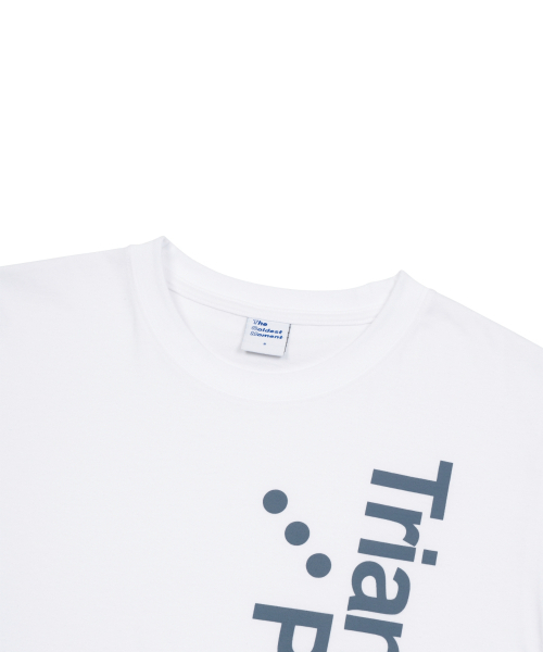 THECOLDESTMOMENT(ザコールデストモーメント)の「TCM triangle T (white)(Tシャツ/カットソー・メンズ・その他・S/M/L)」の4枚目の写真