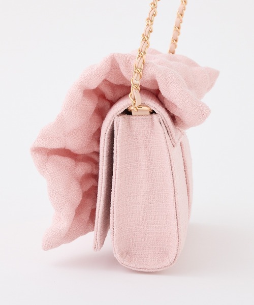 one after another NICE CLAUP（ワンアフターアナザーナイスクラップ）の「【新色追加】リボンキルティングバッグ（ショルダーバッグ・レディース・アイボリー/ピンク系その他/ブラック系その他・FREE）」の9枚目の写真