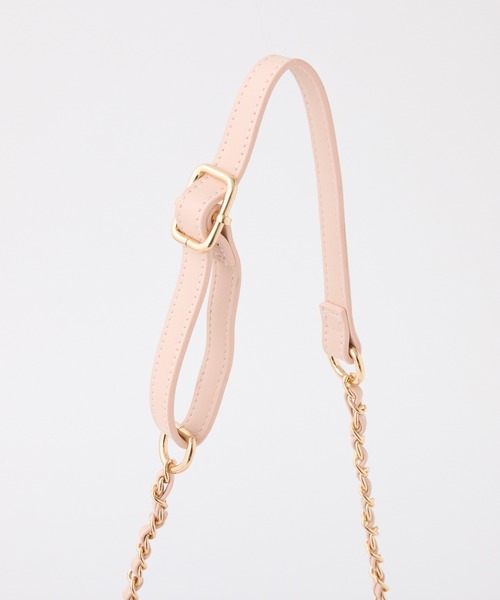 one after another NICE CLAUP（ワンアフターアナザーナイスクラップ）の「【新色追加】リボンキルティングバッグ（ショルダーバッグ・レディース・アイボリー/ピンク系その他/ブラック系その他・FREE）」の11枚目の写真