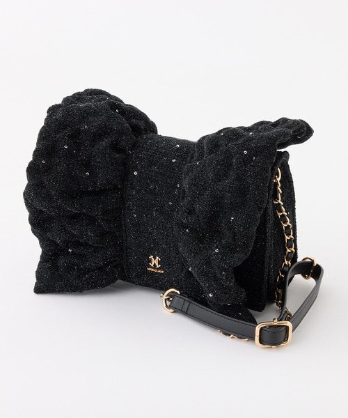 one after another NICE CLAUP（ワンアフターアナザーナイスクラップ）の「【新色追加】リボンキルティングバッグ（ショルダーバッグ・レディース・アイボリー/ピンク系その他/ブラック系その他・FREE）」の16枚目の写真